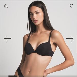 SKIMS Onyx Black pushup Nipple Bra 40C